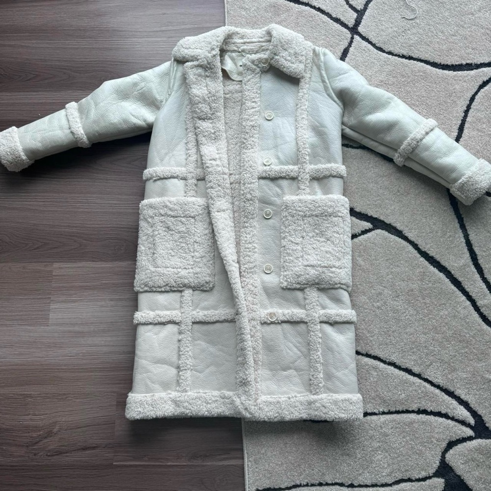 Maniere De Voir Textured White Coat